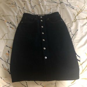 Everlane Denim Pencil Skirt
